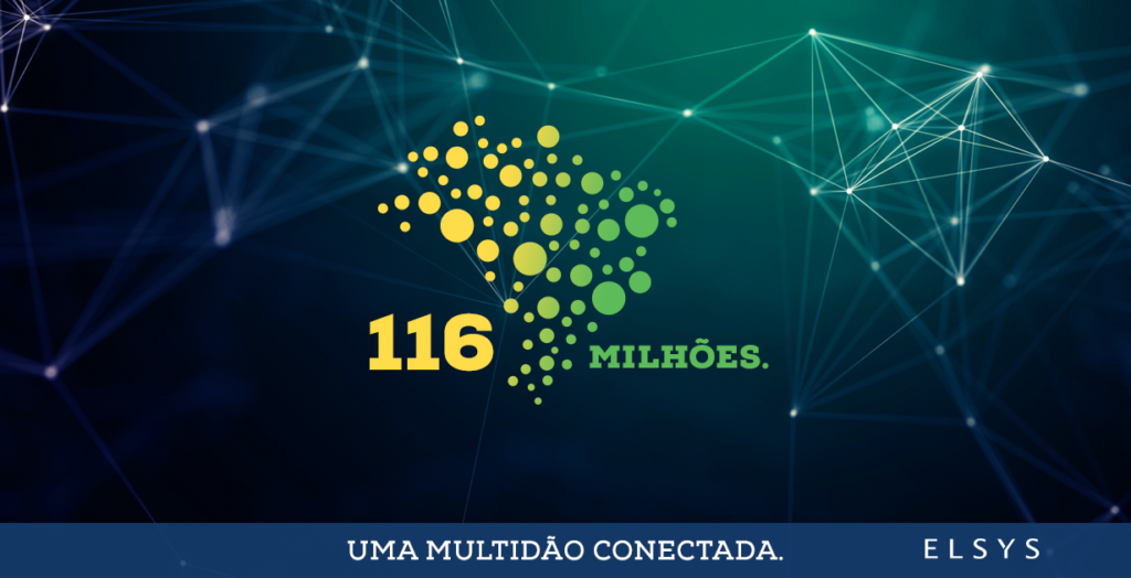 Uma multidão conectada. São 116 milhões de brasileiros navegando na internet.