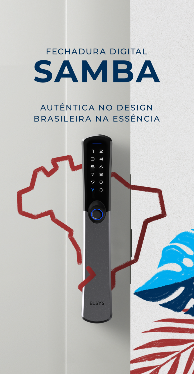 Fechadura Digital Samba